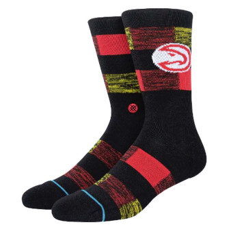 Stance x NBA Atlanta Hawks Cryptic Crew Socks ''Black''