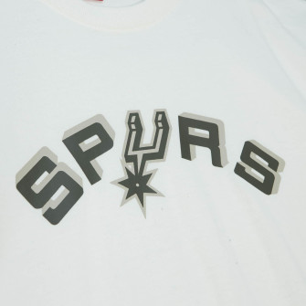 M&N NBA San Antonio Spurs Cream T-Shirt ''Off White''