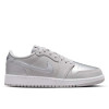 Air Jordan 1 Low OG Kids Shoes ''Metallic Silver'' (GS)