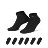 Nike Everyday Lightweight Training No-Show 6-Pack Socks ''Black''
