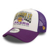 New Era NBA Los Angeles Lakers Team Colour 9FORTY E-Frame Adjustable Trucker Cap "Purple"