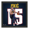 NBA Players Nikola Jolkć Denver Nuggets Impact Jersey Frame