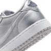Air Jordan 1 Low OG Kids Shoes ''Metallic Silver'' (GS)